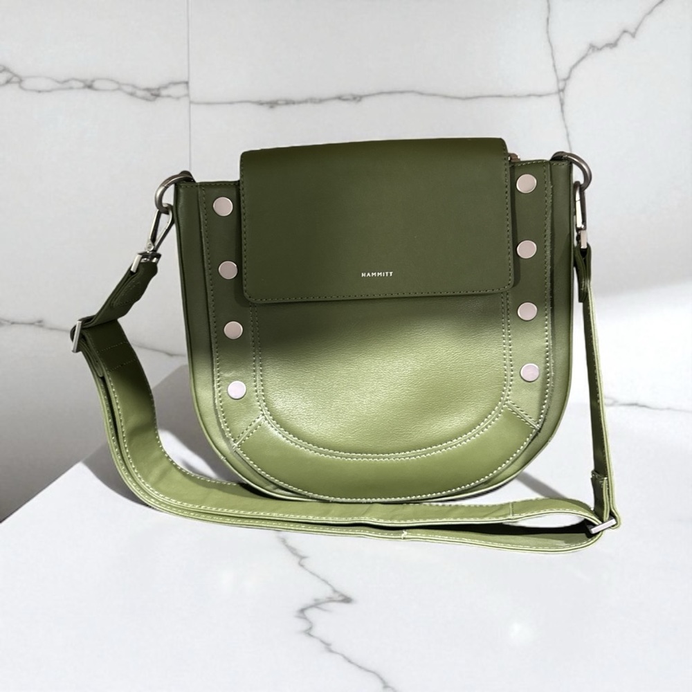 Hammitt Kayce large saddle bad Landscape Green - Picture 2 of 10